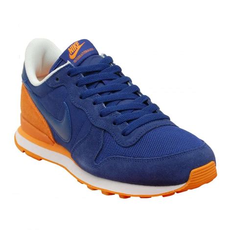 blue and orange gym shoes|white orange nike shoes.